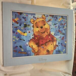 DIsney Fine Art "Celebrate With Pooh" Winnie The Pooh Print Litho Trevor Carlton